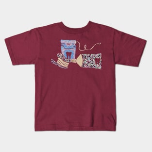 Toothpaste and Floss Kids T-Shirt